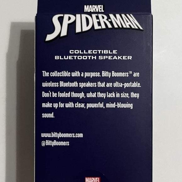 Marvel Spider-Man Bitty Boomers Mini Bluetooth Speaker - NEW !!! - Picture 7 of 9